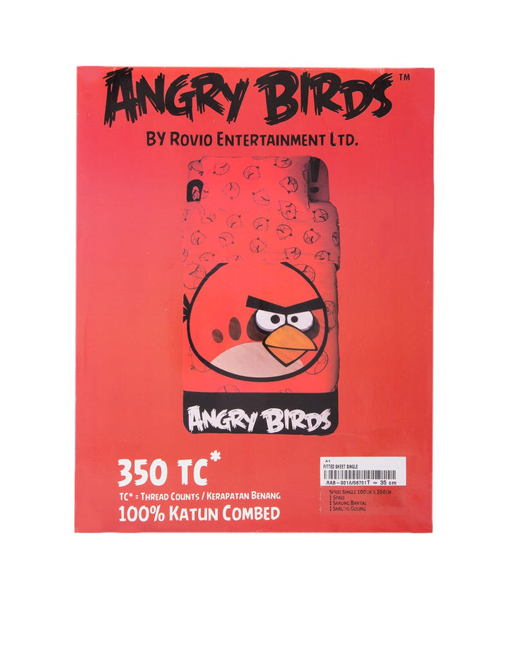 Rise Sprei Single Size Print Angry Birds