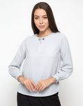 L/S TOP PLS W PEARL