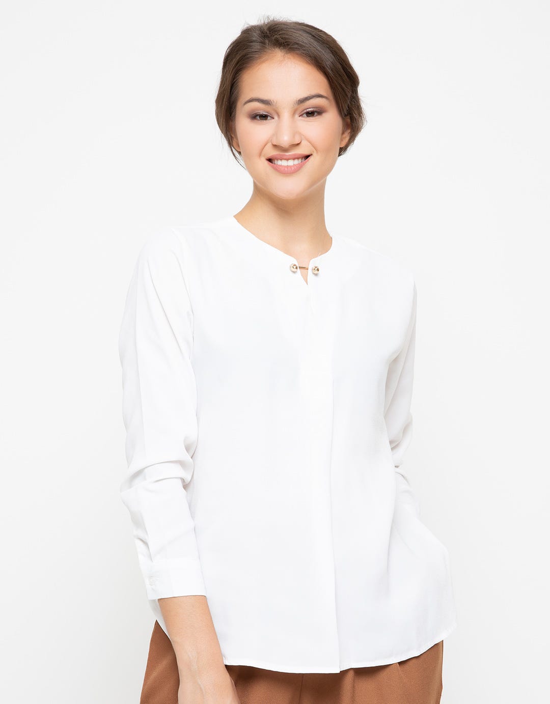 L/S TOP PLS KSB W BU