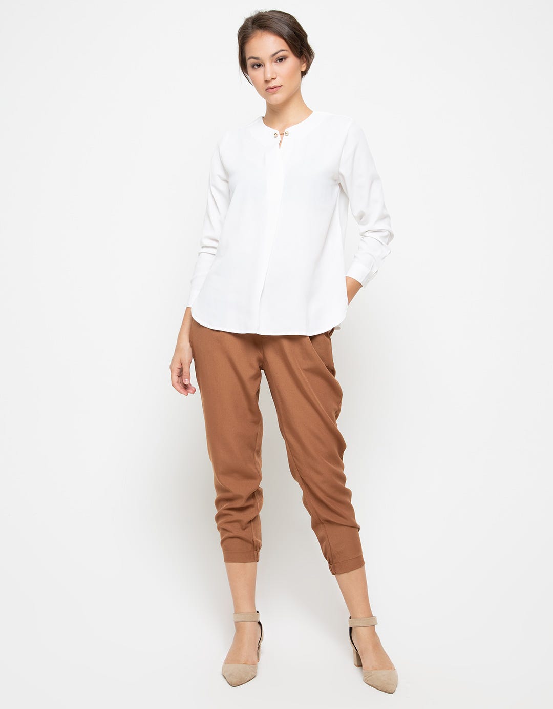 L/S TOP PLS KSB W BU