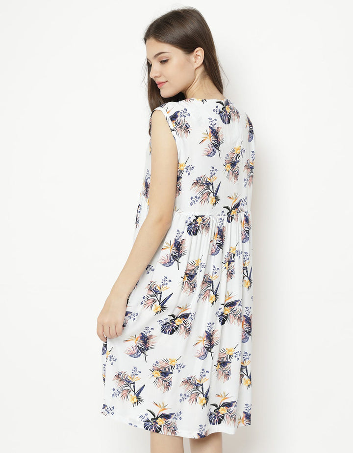 COLORFUL PALM DRESS