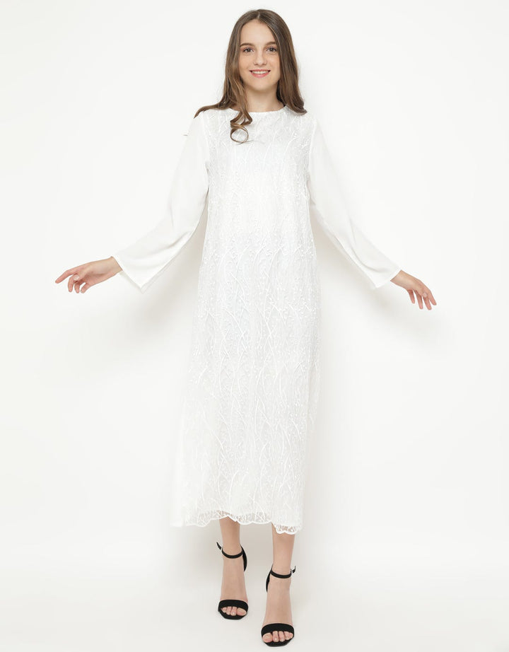 L/S GAMISH LACE W BE