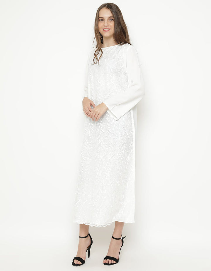 L/S GAMISH LACE W BE