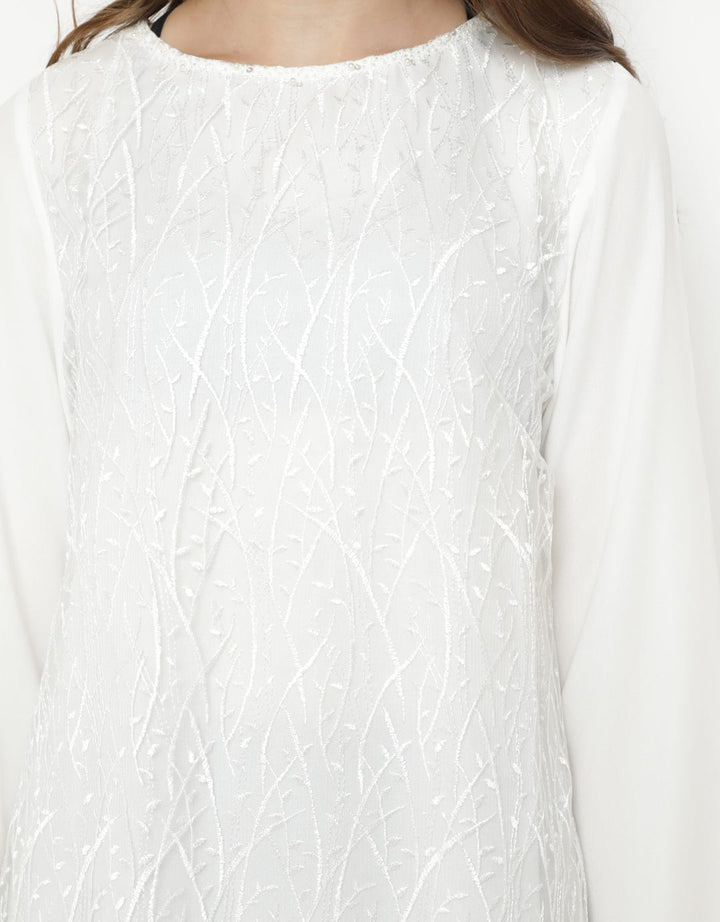 L/S GAMISH LACE W BE