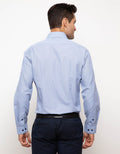 Stanley Adams Kemeja Texture Lengan panjang Micro Check