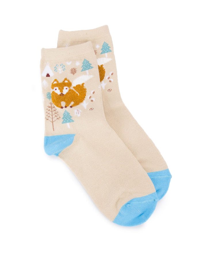 Sunafix Footcover Socks Print Fox
