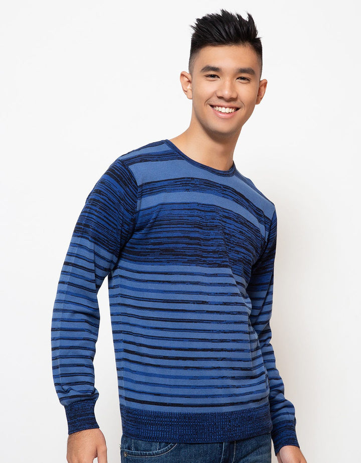 Cardinal Jeans Sweater Pria Chalk Stripe