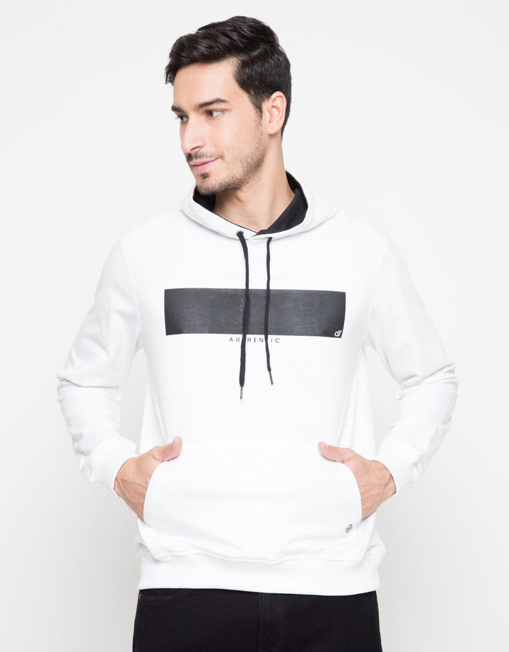 d&f Sweatshirt Hoodie Blok Hitam