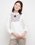 LEB TOP KNIT PRT ETH
