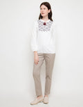 LEB TOP KNIT PRT ETH