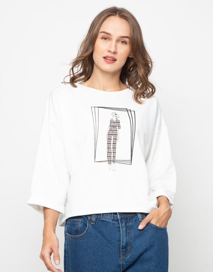 SWEATSHIRT TOP KNIT