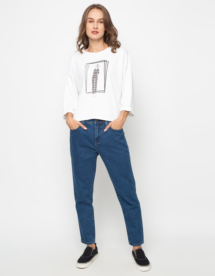 SWEATSHIRT TOP KNIT