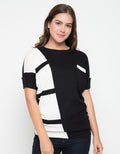 LGS Color Blocks Accent Sweater