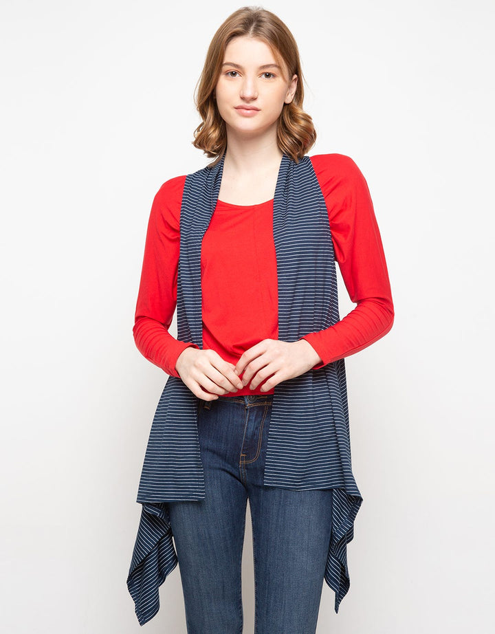 Logo Jeans Cinnamon Sleeveless Cardigan
