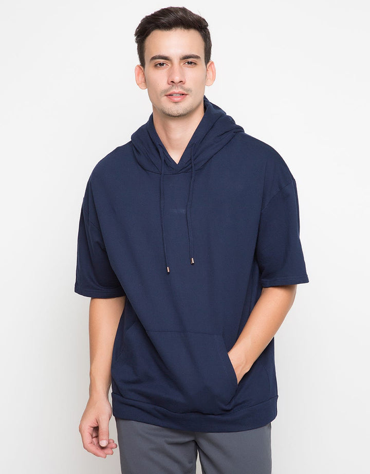 Lois Sweater Hoodie Lengan Pendek