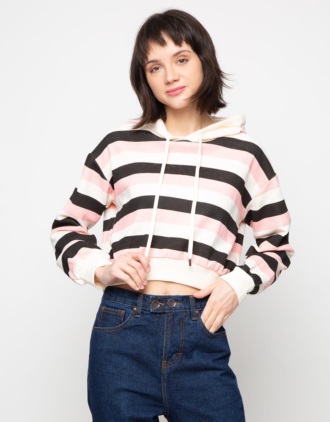 MKY Clothing Candy Stripe Hoody Sweater