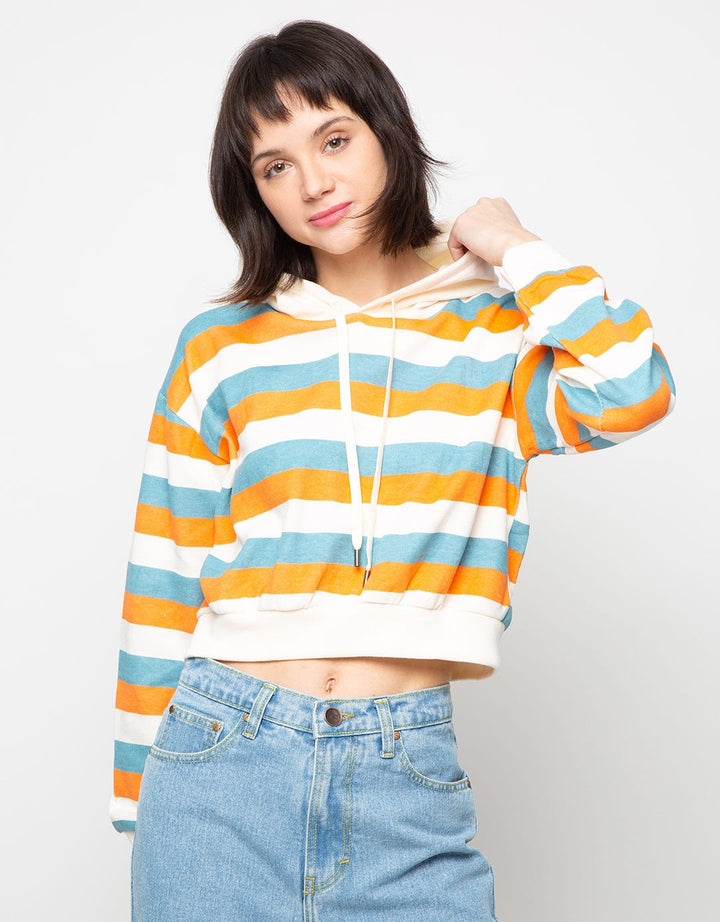 MKY Clothing Candy Stripe Hoody Sweater