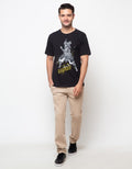 T Zone Short Sleeve T-Shirt Print Thema Samurai - Fearless