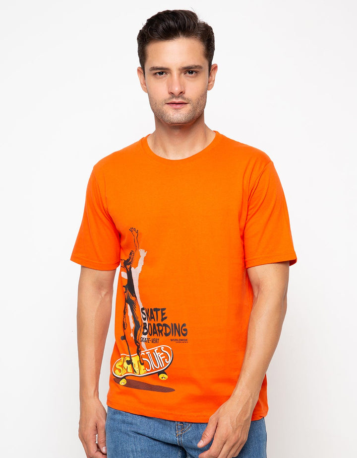 T Zone Short Sleeve T-Shirt Print Sport Coll - Skate
