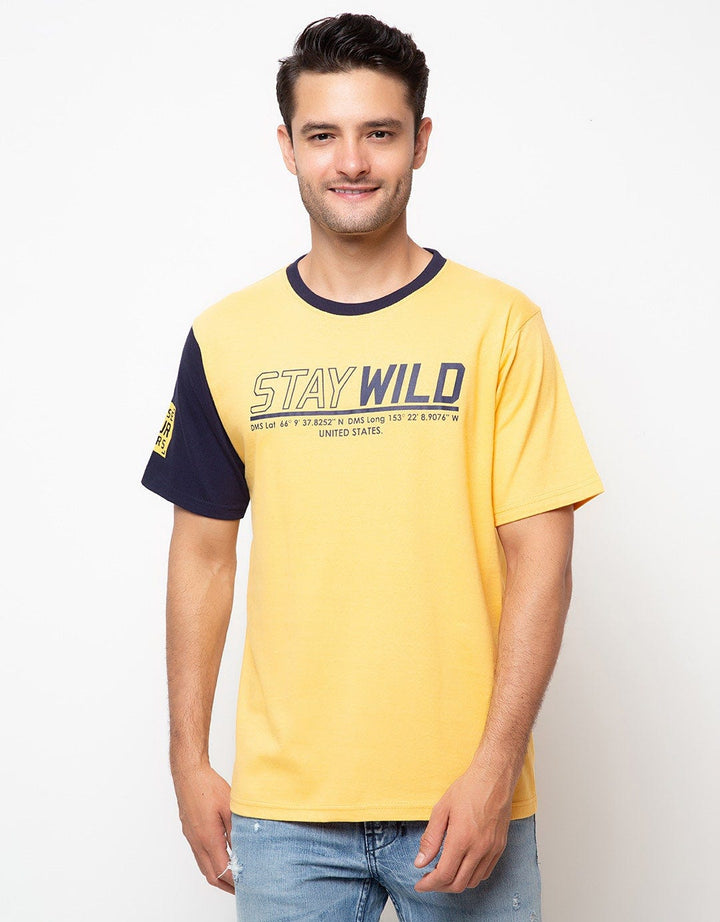 TSHIRT COMBINATION TAN