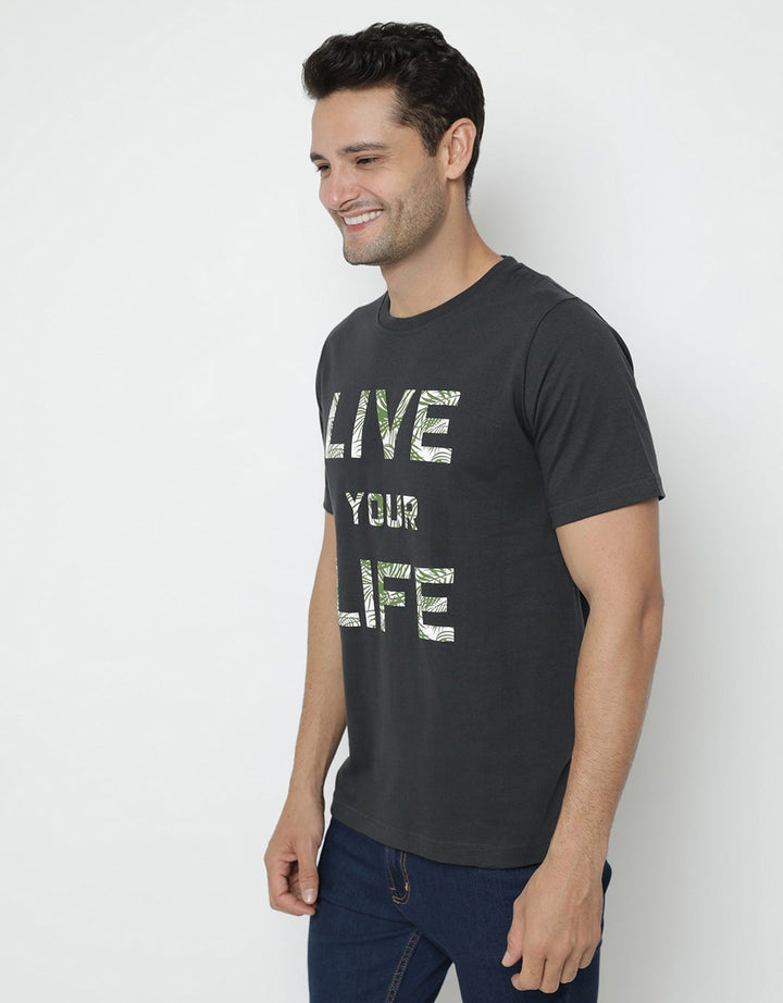 TEXTURE PRINT TSHIRT