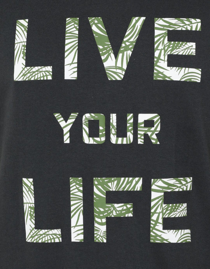 TEXTURE PRINT TSHIRT