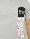 T Zone Short Sleeve T-Shirt Card Pocket Winning Hand