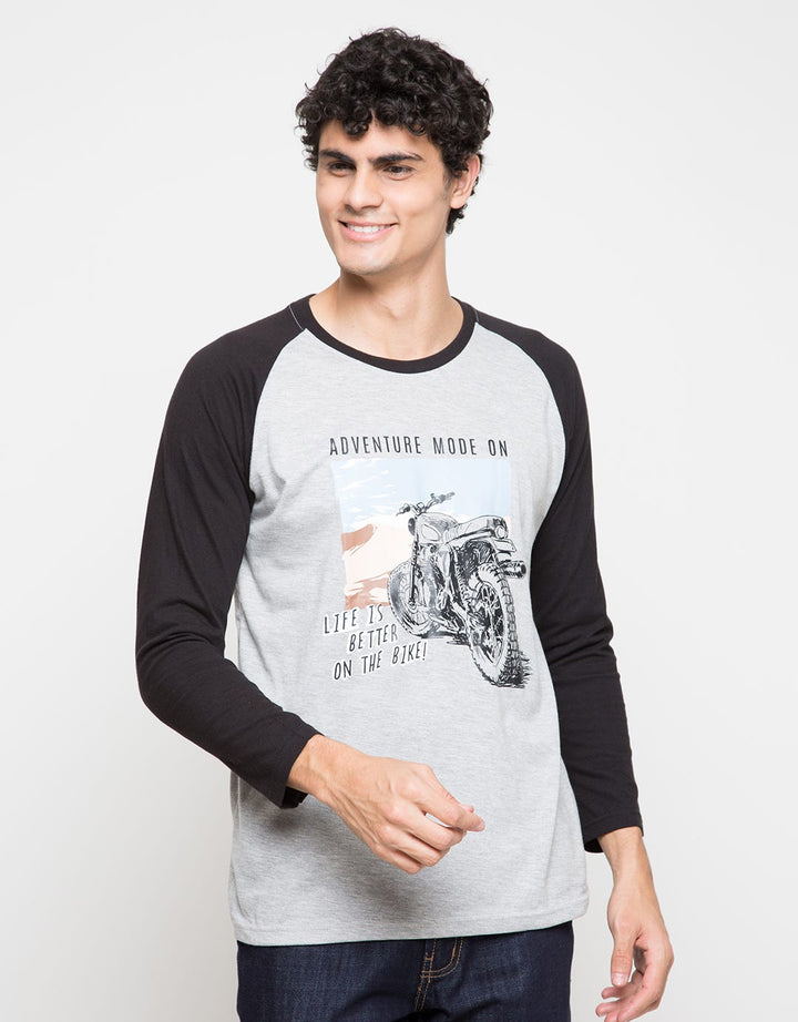 RAGLAN LONG PRINT MO