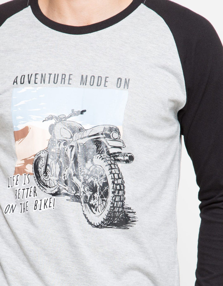 RAGLAN LONG PRINT MO