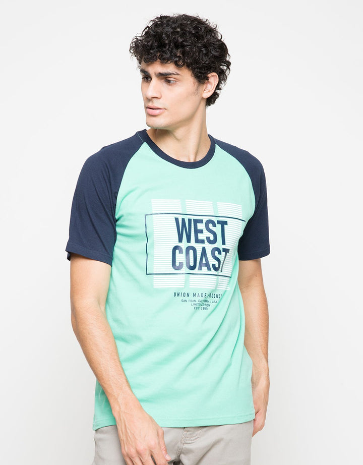 RAGLAN SHORT PRINT W