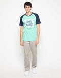 RAGLAN SHORT PRINT W