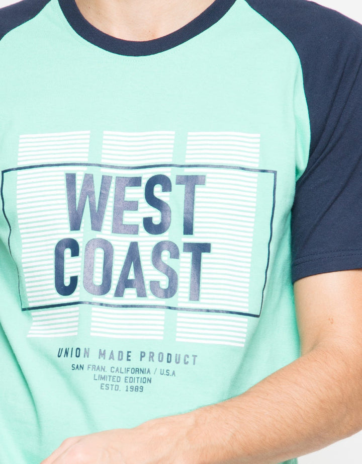 RAGLAN SHORT PRINT W
