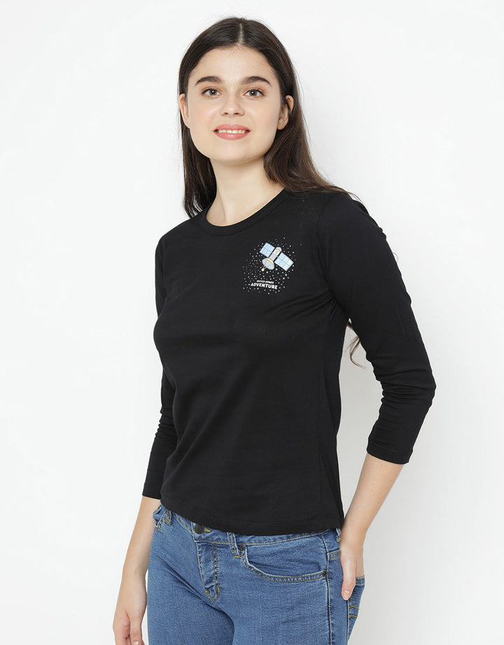 T Zone Kaos Print Cartoon Wanita
