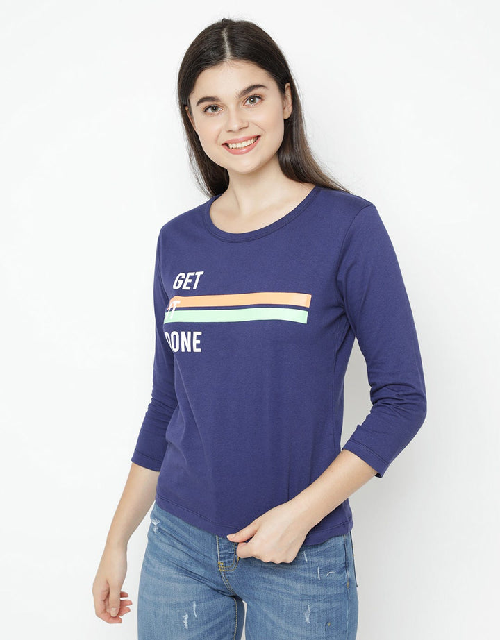 T Zone Kaos Wording Wanita