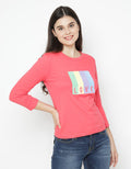 T Zone Kaos Wording Wanita