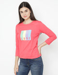 T Zone Kaos Wording Wanita