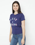 T Zone Kaos Wording Wanita