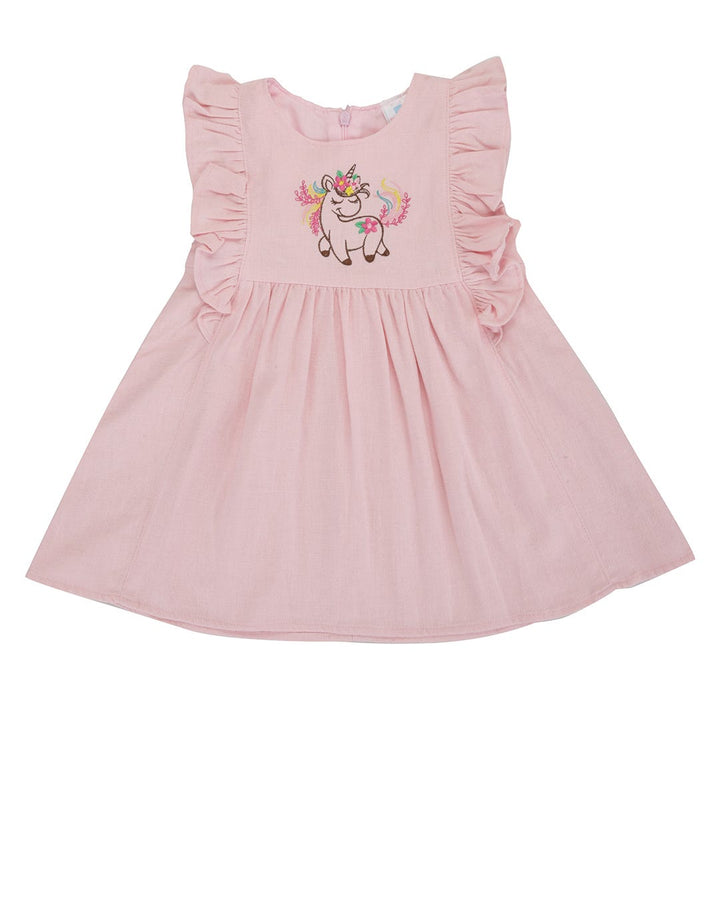 DRESS RUFFLE UNICORN