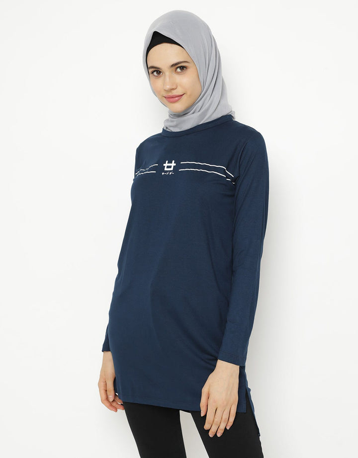 Thid Day Co Mls Logo 2line Hijab Lengan Panjang