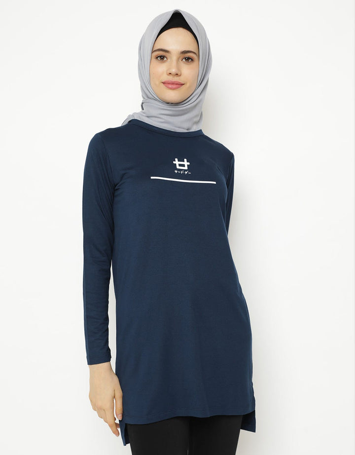 Thid Day Co Mls Logo Underline Hijab Lengan Panjang