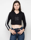 Third Day Co T-shirt Crop Hoodie Detail Print