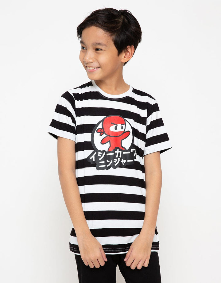 Third Day Co Kaos Anak Ishikawa Red Stripe