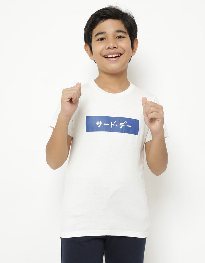 Third Day Co Kaos Anak Katakana Merah Inverted