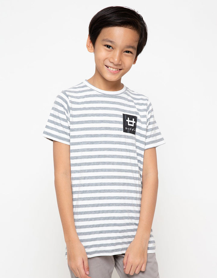 Third Day Co Children's T-shirt with Box Stripe Logo