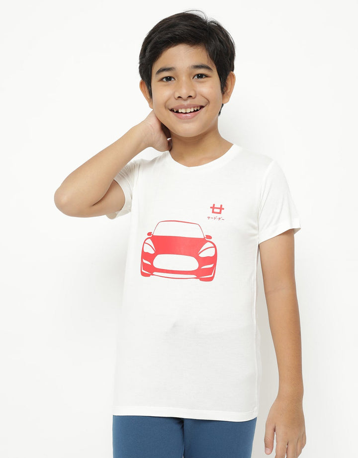 Third Day Co Red Car Kids T-Shirt