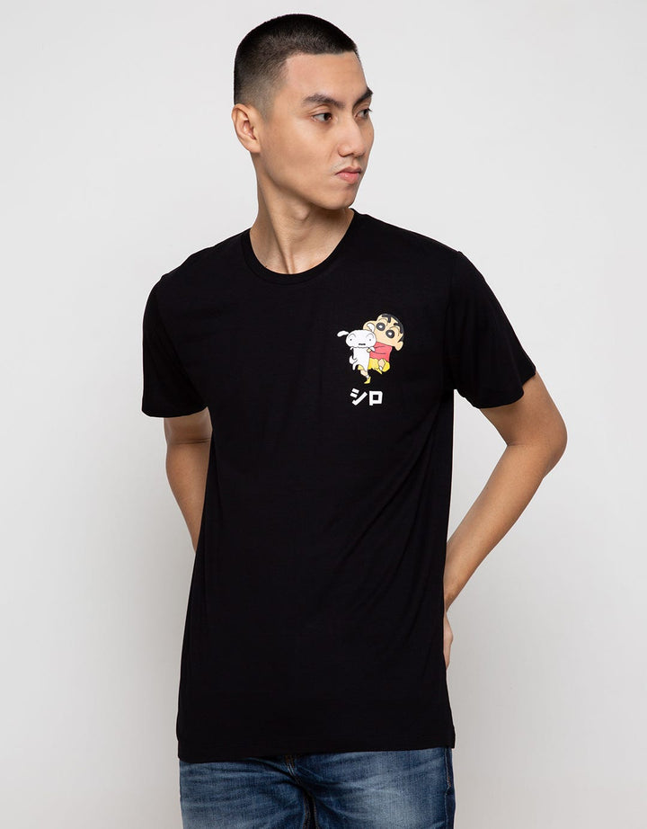 Third Day Co Kaos Pria Casual Unisex Shinchan Shiro Dakir