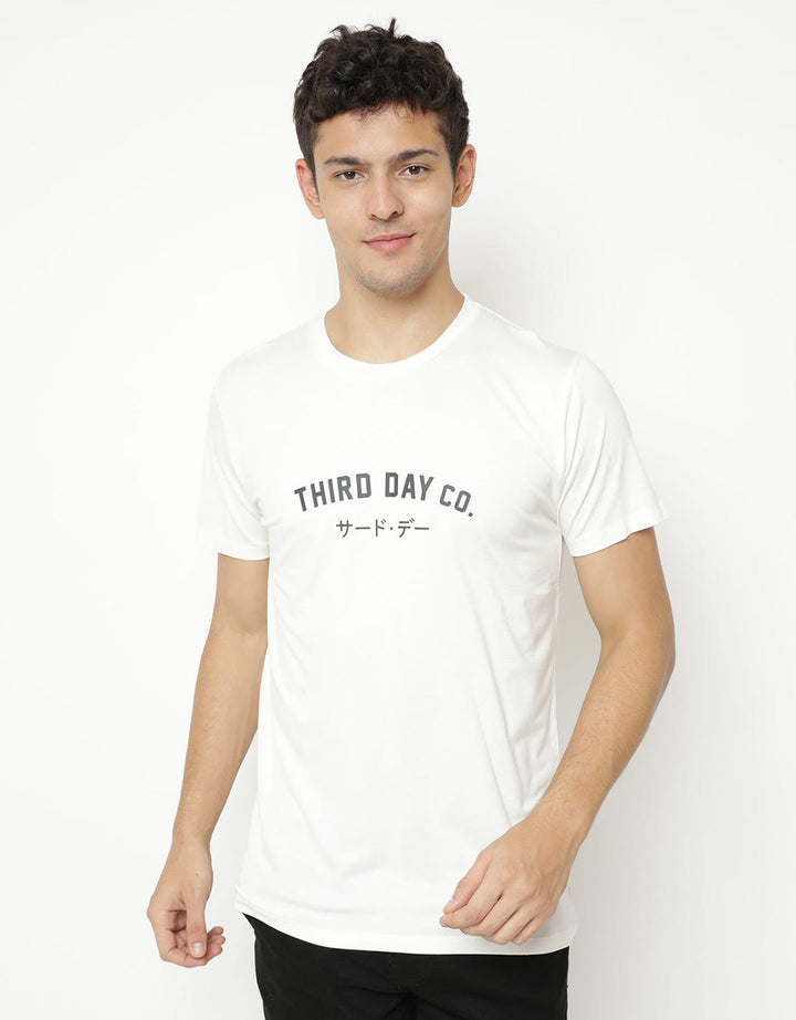 Third Day Co Kaos Pria Unisex Tdco White