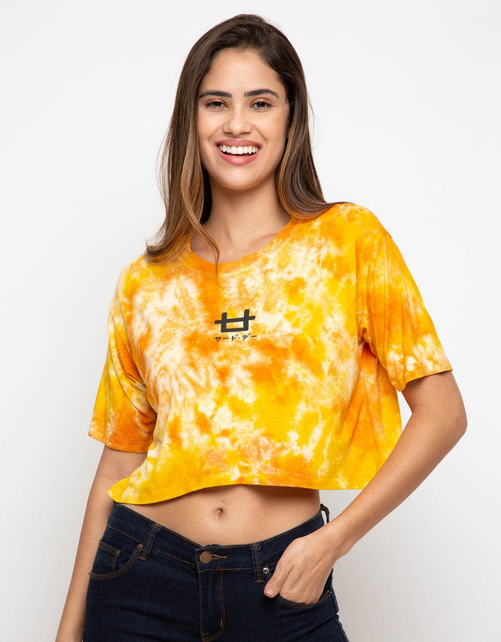 Third Day Co OLC Crop Top Tie Dye LTD34