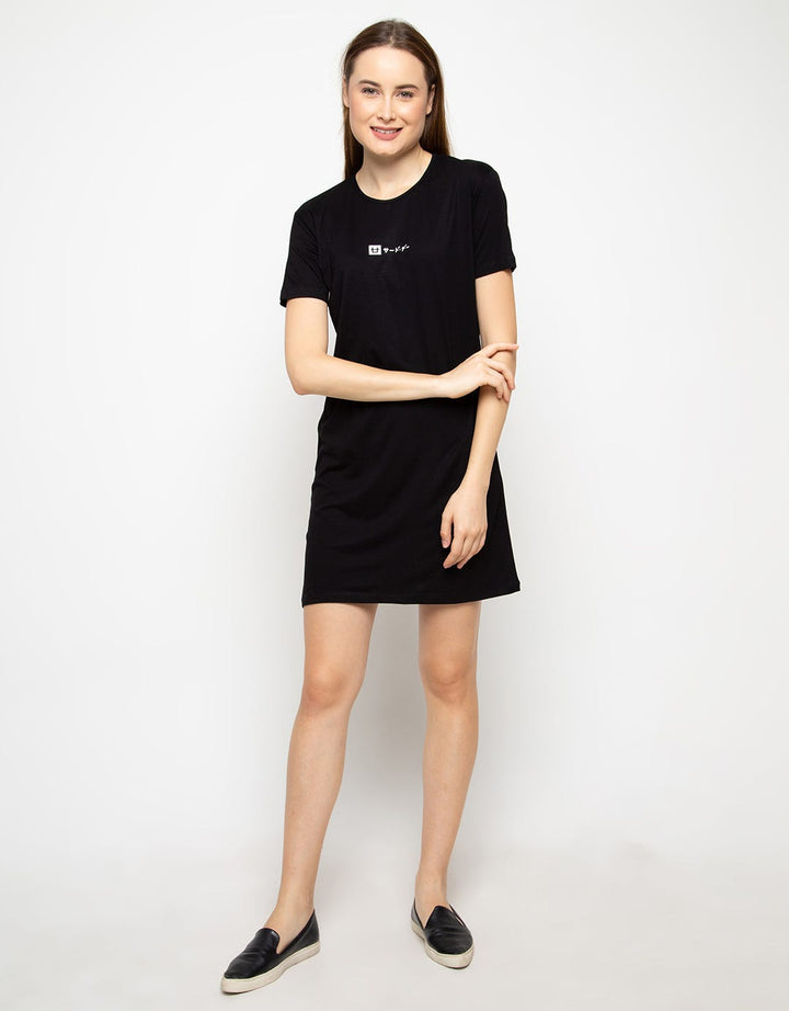 Third Day Co Simple Does Katakana Long Dress