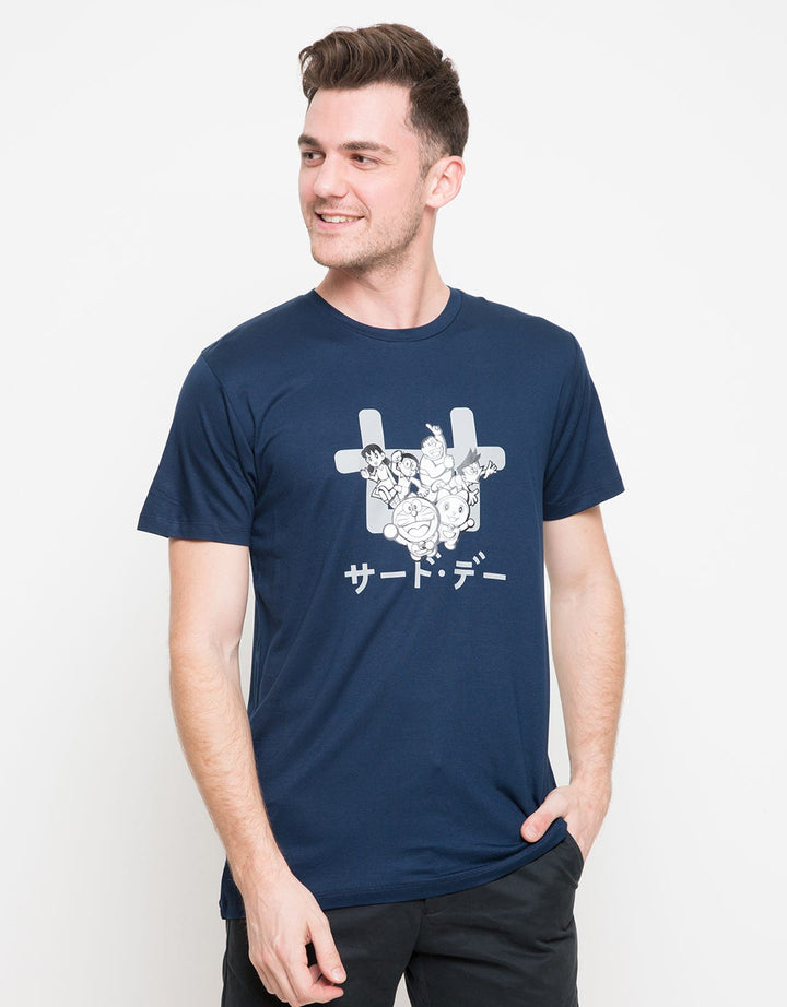 Third Day Co T-shirt Detail Print Doraemon's Family